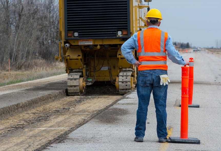 Road Highway Construction Worker Jarek2313