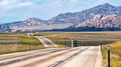 Us Highway 287 In Wyoming Usa Robert Carner